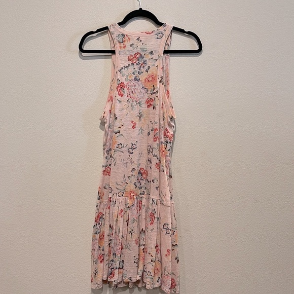 Rebecca Taylor| Rose Marlena Floral Linen Jersey Dress| Size Large - Picture 9 of 9